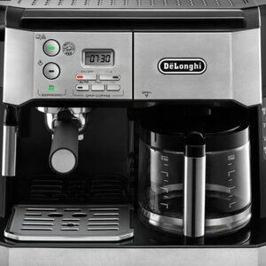 DeLonghi BCO430BC Combination Pump Espresso & 10-Cup Coffee Machine